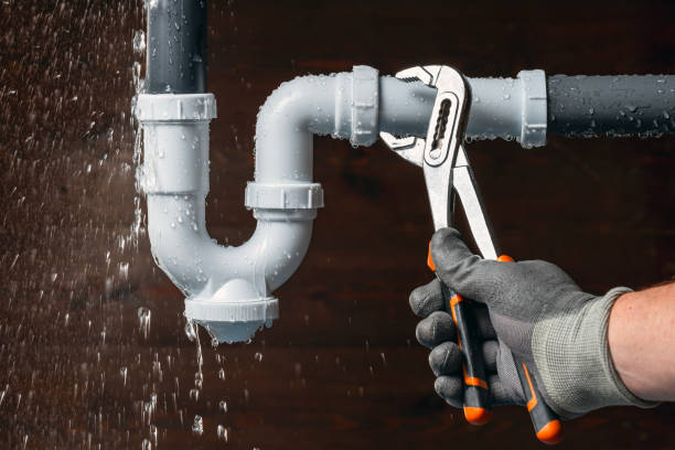 Professional Drain Cleaning technician working in Burkittsville, MD